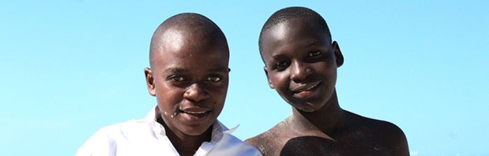 Local youths at Sunrise Beach Resort - Mjimwema, Tanzania - June 2015